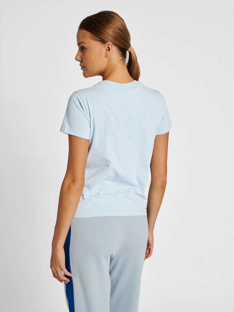 Hummel marškinėliai moterims, mėlyni цена и информация | Marškinėliai moterims | pigu.lt