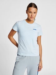 Hummel marškinėliai moterims, mėlyni kaina ir informacija | Marškinėliai moterims | pigu.lt