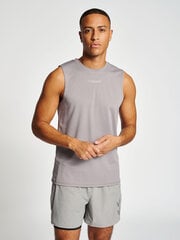Hummel marškinėliai vyrams, pilki kaina ir informacija | Sportinė apranga vyrams | pigu.lt