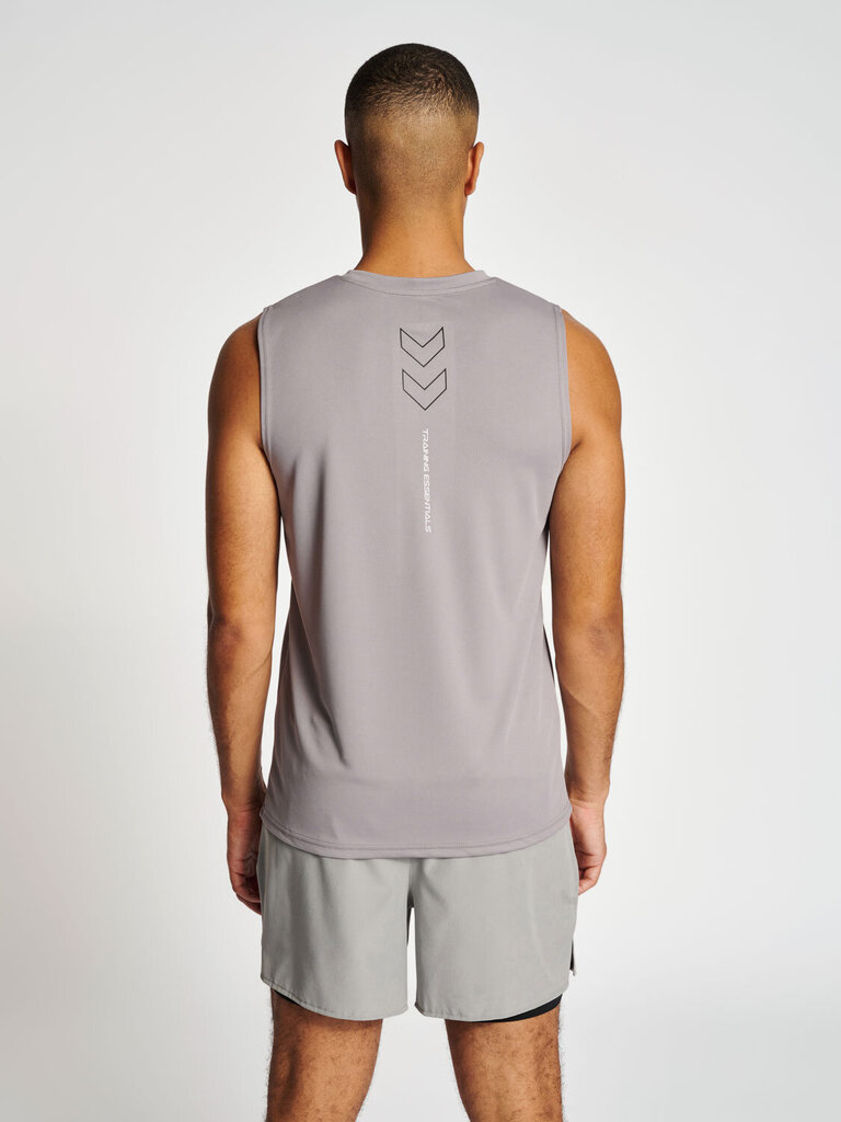 Hummel marškinėliai vyrams, pilki цена и информация | Sportinė apranga vyrams | pigu.lt