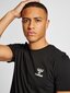 Hummel marškinėliai vyrams, juodi цена и информация | Sportinė apranga vyrams | pigu.lt