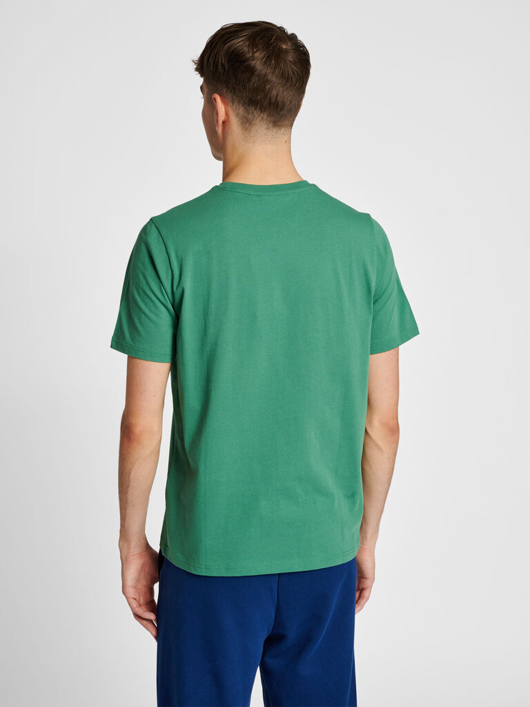 Hummel marškinėliai vyrams, žali цена и информация | Vyriški marškinėliai | pigu.lt
