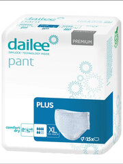Sauskelnės Dailee Pant Premium Plus XL, 15 vnt. kaina ir informacija | Sauskelnės, įklotai, paklotai suaugusiems | pigu.lt