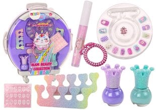 Žaislas makiažo ir nagų kosmetikos rinkinys, Lean Toys, 9 d. kaina ir informacija | Žaislai mergaitėms | pigu.lt