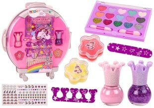 Žaislas makiažo ir nagų kosmetikos rinkinys LeanToys, 12 d. kaina ir informacija | Žaislai mergaitėms | pigu.lt