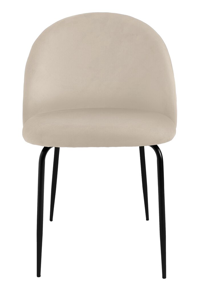 Aksominė kėdė Fargo, smėlio spalvos цена и информация | Biuro kėdės | pigu.lt