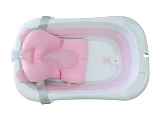 Silikoninė sulankstoma kūdikio vonelė, rožinė kaina ir informacija | Maudynių priemonės | pigu.lt