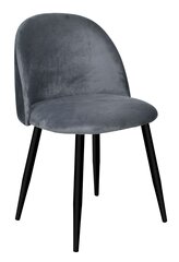 Kėdė Soul velvet, pilka kaina ir informacija | Virtuvės ir valgomojo kėdės | pigu.lt