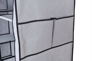 текстильный шкаф с 10 полками цена и информация | Шкафы | pigu.lt