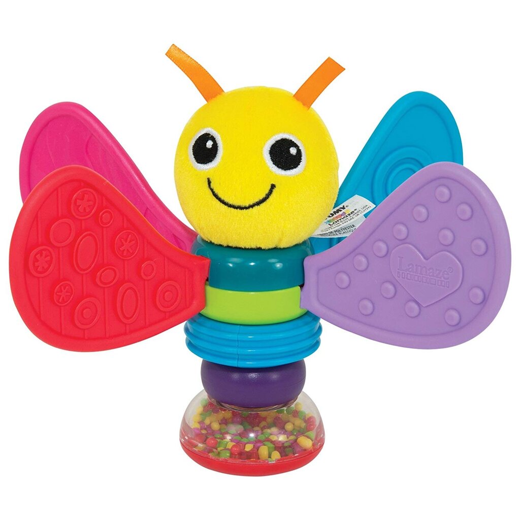 Pakabinamas žaislas Tomy Lamaze Ratchet Butterfly Freddie LC27636 kaina ir informacija | Žaislai kūdikiams | pigu.lt