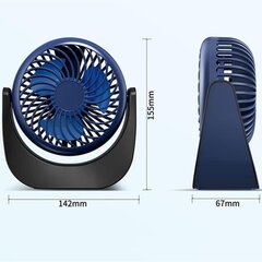 Orroker F008 mini ventiliatorius 3 greičių kaina ir informacija | Ventiliatoriai | pigu.lt