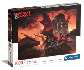 Dėlionė Dungeons & Dragons Clementoni, 39733, 1000 d. kaina ir informacija | Dėlionės (puzzle) | pigu.lt