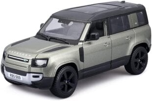 Žaislinė mašinėlė 2022 Land Rover Defender 101 Bburago, pilka kaina ir informacija | Žaislai berniukams | pigu.lt