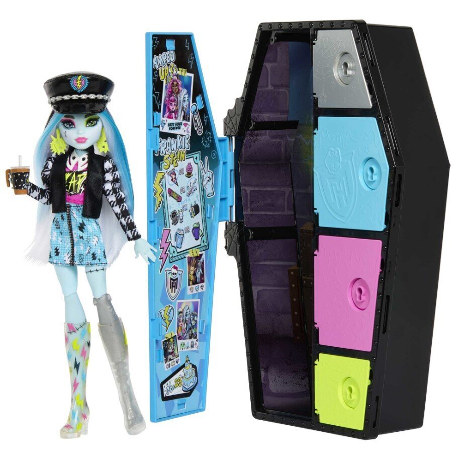 Lėlė Monster High Straszyskrety Frankie su priedais Mattel, HKY62, 17 d. kaina ir informacija | Žaislai mergaitėms | pigu.lt