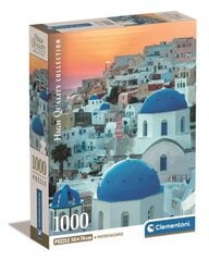 Dėlionė Compact Santorini Clementoni, 39912, 1000 d. kaina ir informacija | Dėlionės (puzzle) | pigu.lt