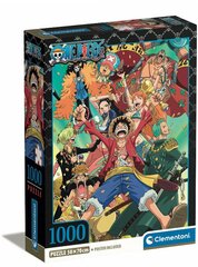 Dėlionė Compact Anime OnePiece Clementoni, 39921, 1000 d. цена и информация | Пазлы | pigu.lt