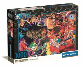 Dėlionė Compact Anime OnePiece Clementoni, 39922, 1000 d. kaina ir informacija | Dėlionės (puzzle) | pigu.lt