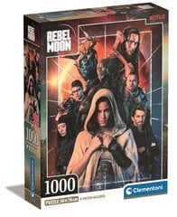 Dėlionė Compact Netflix Rebel Moon Clementoni, 39864, 1000 d. kaina ir informacija | Dėlionės (puzzle) | pigu.lt