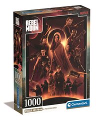 Dėlionė Compact Netflix Rebel Moon Clementoni, 39866, 1000 d. kaina ir informacija | Dėlionės (puzzle) | pigu.lt