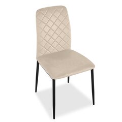 Aksominė kėdė Maverik, smėlio spalvos kaina ir informacija | Biuro kėdės | pigu.lt