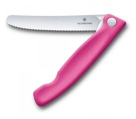 Victorinox Swiss Classic sulankstomas peilis daržovėms ir vaisiams, 11 cm цена и информация | Ножи и аксессуары для них | pigu.lt