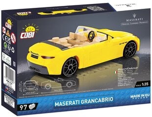 Konstruktorius Maserati 2024 GranCabrio Cobi, 97 d. kaina ir informacija | Konstruktoriai ir kaladėlės | pigu.lt