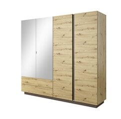 Spinta Arco, 220x56x202 cm, ruda цена и информация | Шкафы | pigu.lt