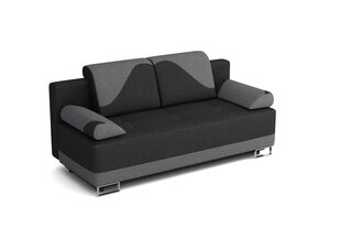 Sofa su miego funkcija Zoja, juoda цена и информация | Комплекты мебели для спальной комнаты | pigu.lt