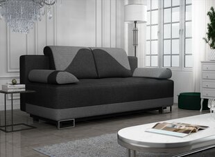 Sofa su miego funkcija Zoja, juoda цена и информация | Комплекты мебели для спальной комнаты | pigu.lt