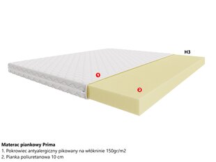 Putų čiužinys Prima, baltas цена и информация | Матрасы | pigu.lt