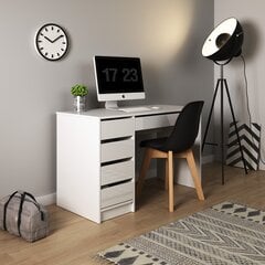 Письменный стол/зеркальный стол Ada, матовый белый цена и информация | Компьютерные, письменные столы | pigu.lt