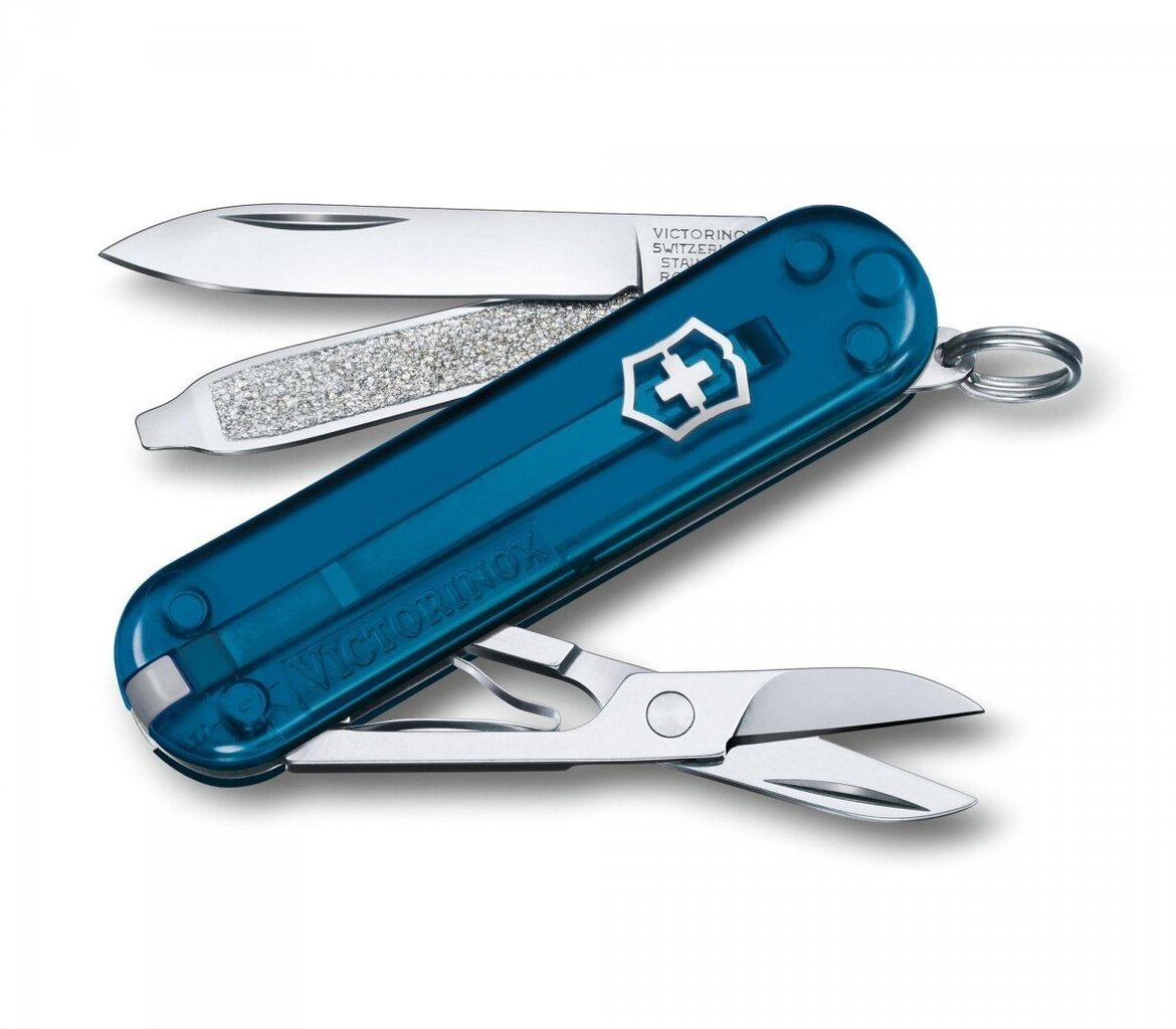 Kišeninis peilis Victorinox Classic SD 0.6223.T61G kaina ir informacija | Turistiniai peiliai, daugiafunkciniai įrankiai | pigu.lt