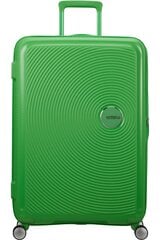 Средний чемодан American Tourister Soundbox Spinner Expandable Grass Green, M цена и информация | Чемоданы, дорожные сумки | pigu.lt