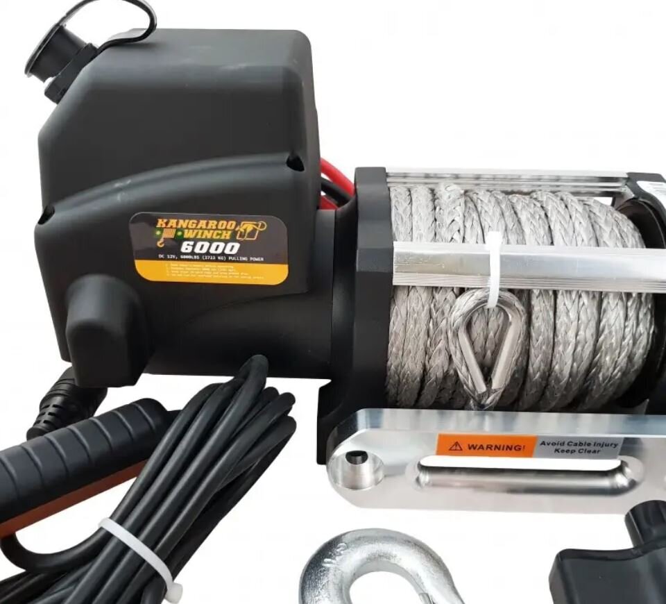 Gervė Kangaroowinch K6000E-SR-12V-STB kaina ir informacija | Automobilių 12V el. priedai | pigu.lt