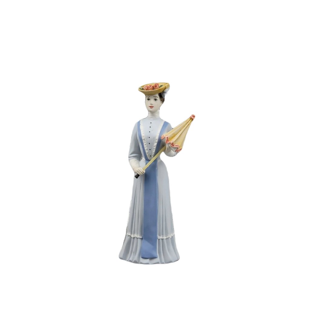 Royal Dux Bohemia statulėlė Dama su skėčiu, 23.2 cm kaina ir informacija | Interjero detalės | pigu.lt