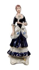 Royal Dux Bohemia porcelianinė figūrėlė Moteris su vėduoklės ir rankine цена и информация | Детали интерьера | pigu.lt
