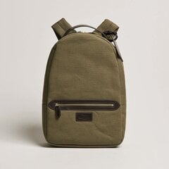 Рюкзак Polo Ralph Lauren Vachetta Leather Trim Canvas Defender Green, зелёный, 12 л цена и информация | Рюкзаки и сумки | pigu.lt
