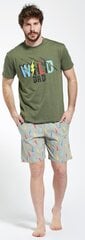 Мужская пижама с шортами Leroy, разноцветная цена и информация | Мужские халаты, пижамы | pigu.lt