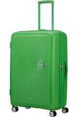 Большой чемодан American Tourister Soundbox Spinner Expandable Grass Green L цена и информация | Чемоданы, дорожные сумки | pigu.lt