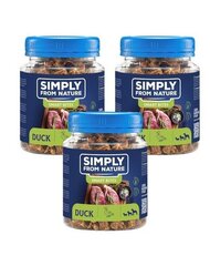 Simply From Nature Smart Bites su antiena, 3x130 g kaina ir informacija | Skanėstai šunims | pigu.lt