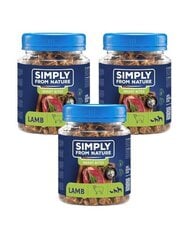 Simply From Nature Smart Bites с бараниной, 3х130 гр цена и информация | Лакомства для собак | pigu.lt