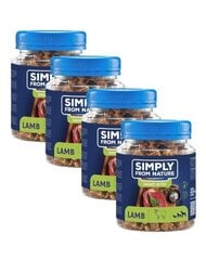 Simply From Nature Smart Bites su ėriena, 4x130 g kaina ir informacija | Skanėstai šunims | pigu.lt