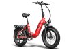 Elektrinis dviratis Fafrees FF20 Polar 20", raudonas цена и информация | Elektriniai dviračiai | pigu.lt
