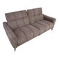 Sofa-reglaineris Home4you Cathy, 162x100x100 cm, ruda kaina ir informacija | Sofos | pigu.lt