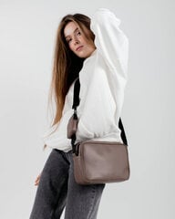 Сумка Milinal "Crossbody bag", эко кожа коричневая цена и информация | Женские сумки | pigu.lt