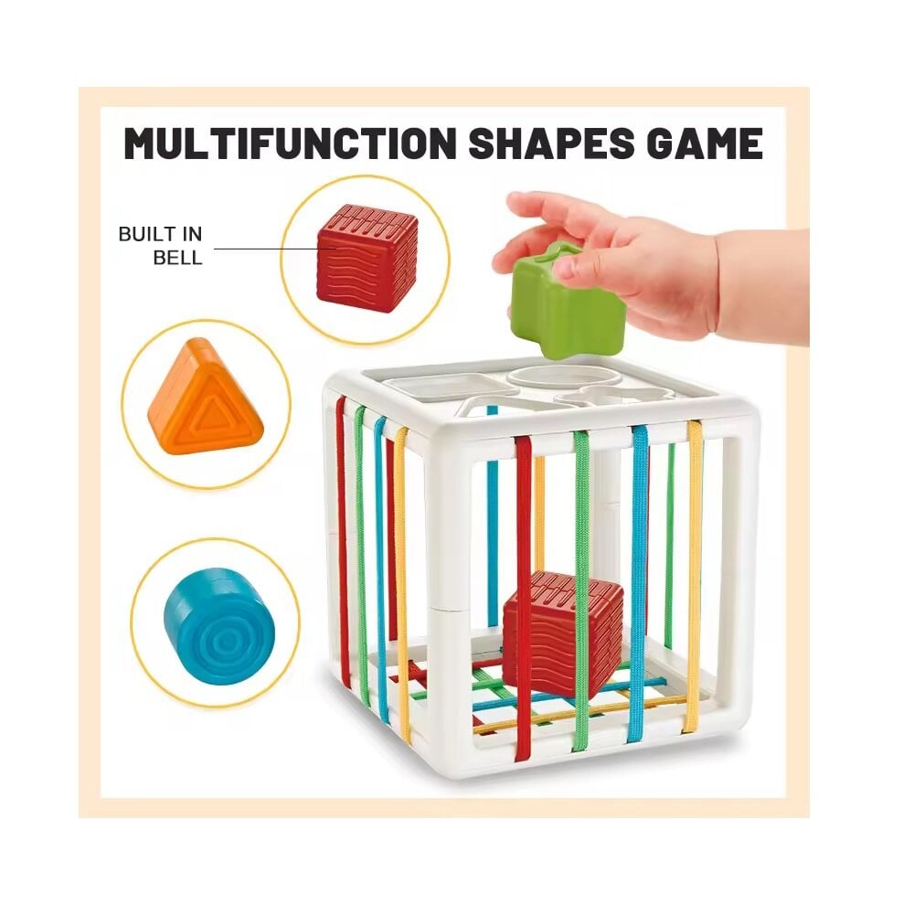 Montessori sensoriniai žaislai kūdikiams 6 in 1 Rubber kaina ir informacija | Žaislai kūdikiams | pigu.lt