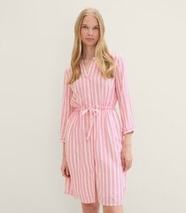 Женское платье Tom Tailor, розовый/белый цена и информация | Платья | pigu.lt
