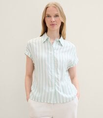 Женская рубашка Tom Tailor, мятный/белый цена и информация | Женские блузки, рубашки | pigu.lt