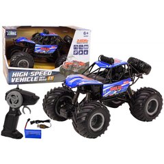 Nuotoliniu būdu valdomas automobilis Off-road Remote Controlled RC Car 1:8 Blue Shock Absorbers kaina ir informacija | Žaislai berniukams | pigu.lt