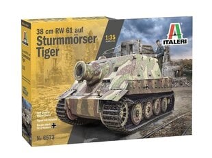 Surenkamas modelis Italeri RW 61 auf Sturmmöser Tiger Sturmtiger цена и информация | Конструкторы и кубики | pigu.lt